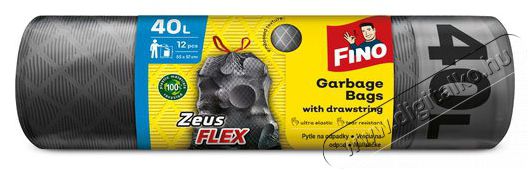 FINO LD Zeus FLEX &ouml;sszeh&uacute;zhat&oacute; zs&aacute;kok 32 &micro;m, 40 l, 12 db H&aacute;ztart&aacute;s / Otthon / K&uuml;lt&eacute;r - Lak&aacute;sfelszerel&eacute;s - Szemetes zs&aacute;k / kieg&eacute;sz&iacute;tő - 504739