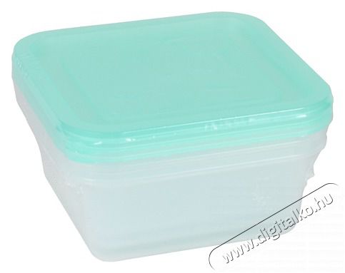 FLAIR 80052 Freezy 1,2L 3 db-os smaragdz&ouml;ld n&eacute;gyzetes &eacute;telt&aacute;rol&oacute; hűtődoboz Konyhai term&eacute;kek - Ed&eacute;ny - &Eacute;telt&aacute;rol&oacute; - 507860