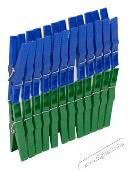 FLAIR-PLASTIC FLAIR 60936 24 db szett 80mm ruhacsipesz H&aacute;ztart&aacute;s / Otthon / K&uuml;lt&eacute;r - Egy&eacute;b h&aacute;ztart&aacute;si term&eacute;k - 513440