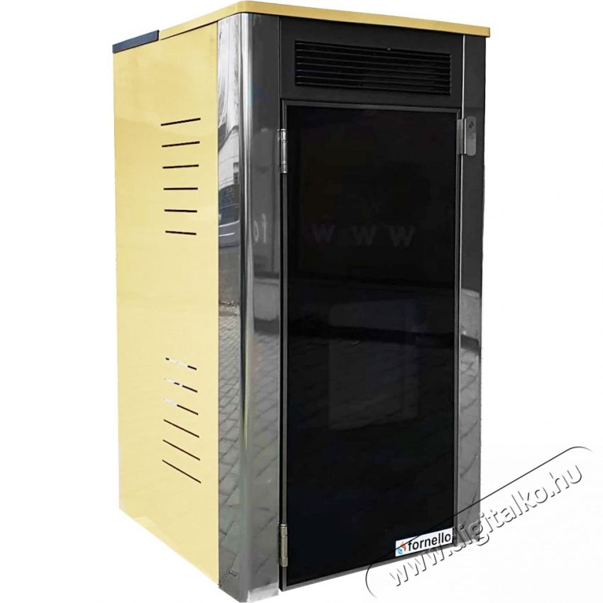 FORNELLO Primo Truvo 25 kW elef&aacute;ntcsont termikus kandall&oacute; keringtető szivatty&uacute;val H&aacute;ztart&aacute;s / Otthon / K&uuml;lt&eacute;r - Fűt&eacute;s - Kandall&oacute; - 536571