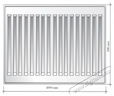 FORNELLO Radi&aacute;tor, t&iacute;pus 22, 600x1800 mm, Ac&eacute;l H&aacute;ztart&aacute;s / Otthon / K&uuml;lt&eacute;r - Fűt&eacute;s - Fali fűtőtest - 536535