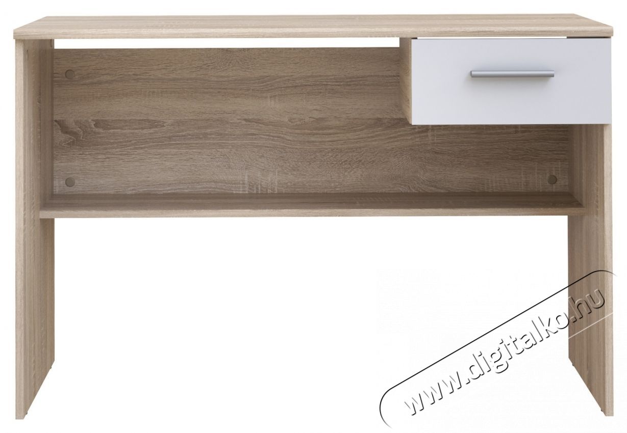 Forte Lupo &iacute;r&oacute;asztal, m&eacute;retek 110x52x72,3, Sonoma t&ouml;lgy/feh&eacute;r Iroda &eacute;s sz&aacute;m&iacute;t&aacute;stechnika - Egy&eacute;b sz&aacute;m&iacute;t&aacute;stechnikai term&eacute;k - 536587