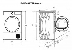 FRAM FHPD-V8T2BKA++ Hőszivatty&uacute;s sz&aacute;r&iacute;t&oacute;g&eacute;p, 8 kg, LED kijelző, Dob vil&aacute;g&iacute;t&aacute;s, K&eacute;sleltetett ind&iacute;t&aacute;s, Gyűrőd&eacute;sg&aacute;tl&oacute;, A+/E energiaoszt&aacute;ly, Fekete H&aacute;ztart&aacute;s / Otthon / K&uuml;lt&eacute;r - Mos&oacute;g&eacute;p / sz&aacute;r&iacute;t&oacute;g&eacute;p - Sz&aacute;r&iacute;t&oacute;g&eacute;p - 536599