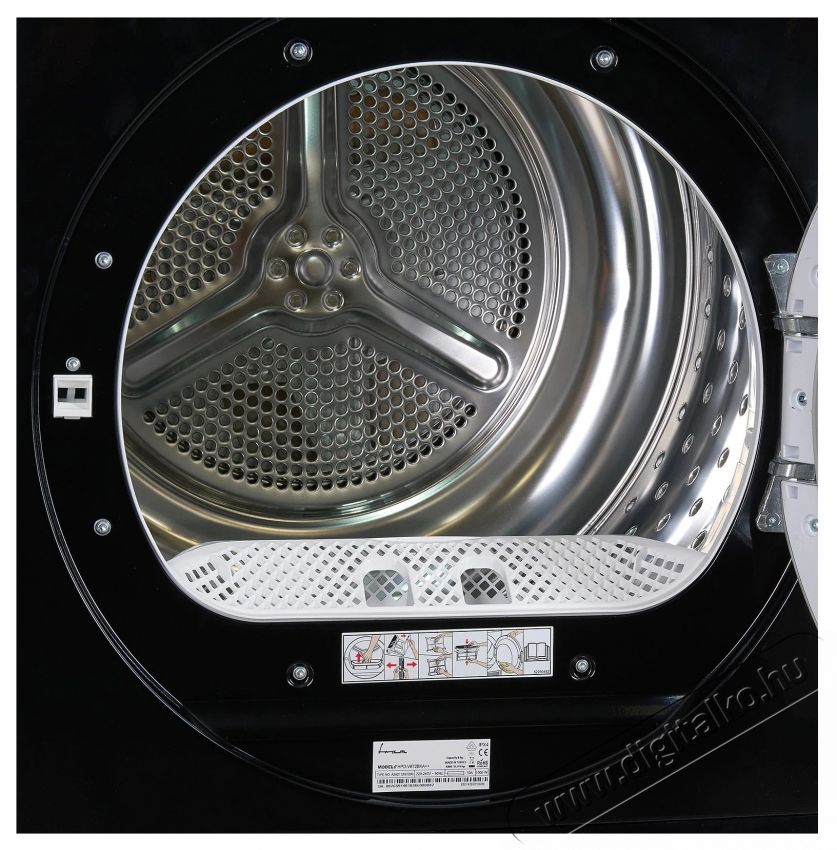 FRAM FHPD-V8T2BKA++ Hőszivatty&uacute;s sz&aacute;r&iacute;t&oacute;g&eacute;p, 8 kg, LED kijelző, Dob vil&aacute;g&iacute;t&aacute;s, K&eacute;sleltetett ind&iacute;t&aacute;s, Gyűrőd&eacute;sg&aacute;tl&oacute;, A+/E energiaoszt&aacute;ly, Fekete H&aacute;ztart&aacute;s / Otthon / K&uuml;lt&eacute;r - Mos&oacute;g&eacute;p / sz&aacute;r&iacute;t&oacute;g&eacute;p - Sz&aacute;r&iacute;t&oacute;g&eacute;p - 536599