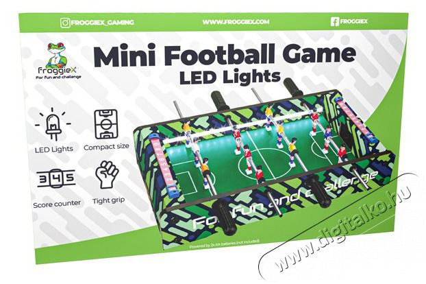 FROGGIEX FX-TS-MFB-LED X-Mini Football csocs&oacute; j&aacute;t&eacute;kasztal H&aacute;ztart&aacute;s / Otthon / K&uuml;lt&eacute;r - J&aacute;t&eacute;k / Sport - T&aacute;rsasj&aacute;t&eacute;k - 508271