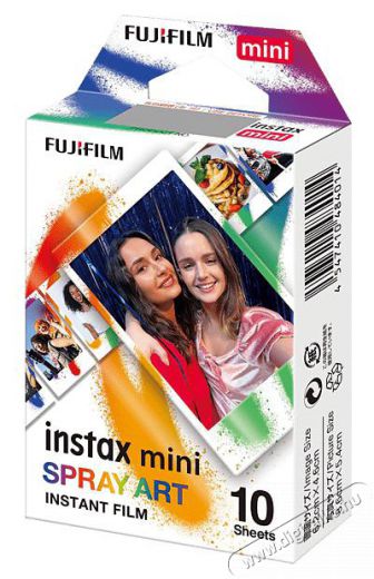 FujiFilm Instax mini film Spray Art 10lap/csomag Fot&oacute;-Vide&oacute; kieg&eacute;sz&iacute;tők - Kism&eacute;retű fot&oacute;nyomtat&oacute; - Fot&oacute;pap&iacute;r - 398941