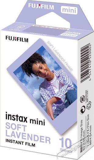 FujiFilm Instax mini film Soft Lavender 10lap/csomag Fot&oacute;-Vide&oacute; kieg&eacute;sz&iacute;tők - Kism&eacute;retű fot&oacute;nyomtat&oacute; - Fot&oacute;pap&iacute;r - 495296