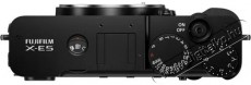FujiFilm X-E5 v&aacute;z, fekete F&eacute;nyk&eacute;pezőg&eacute;p / kamera - MILC cser&eacute;lhető objekt&iacute;ves kompakt f&eacute;nyk&eacute;pezőg&eacute;p - 520090