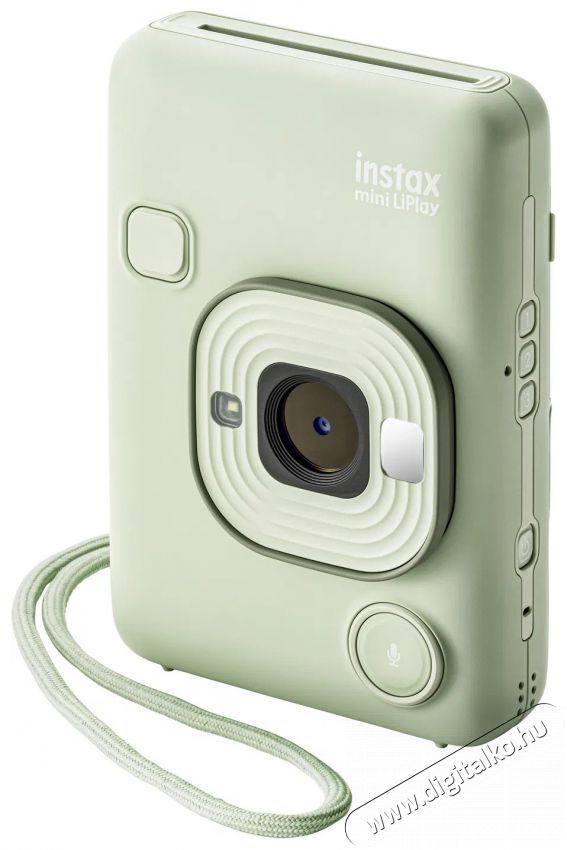 FujiFilm Instax mini Liplay Matcha Green F&eacute;nyk&eacute;pezőg&eacute;p / kamera - Kompakt f&eacute;nyk&eacute;pezőg&eacute;p - Okostelefonhoz csatlakoztathat&oacute; f&eacute;nyk&eacute;pezőg&eacute;p - 520104