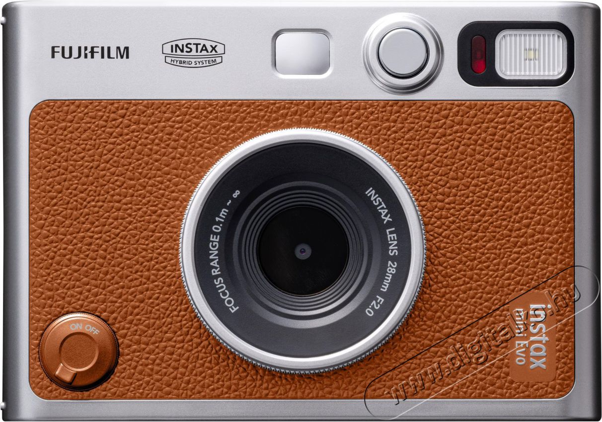 FujiFilm Instax Mini EVO Brown F&eacute;nyk&eacute;pezőg&eacute;p / kamera - Kompakt f&eacute;nyk&eacute;pezőg&eacute;p - Anal&oacute;g f&eacute;nyk&eacute;pezőg&eacute;p - 519995