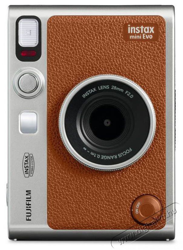 FujiFilm Instax Mini EVO Brown F&eacute;nyk&eacute;pezőg&eacute;p / kamera - Kompakt f&eacute;nyk&eacute;pezőg&eacute;p - Anal&oacute;g f&eacute;nyk&eacute;pezőg&eacute;p - 519995