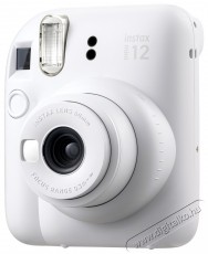FujiFilm Instax mini 12 Clay White F&eacute;nyk&eacute;pezőg&eacute;p / kamera - Kompakt f&eacute;nyk&eacute;pezőg&eacute;p - Anal&oacute;g f&eacute;nyk&eacute;pezőg&eacute;p - 519997