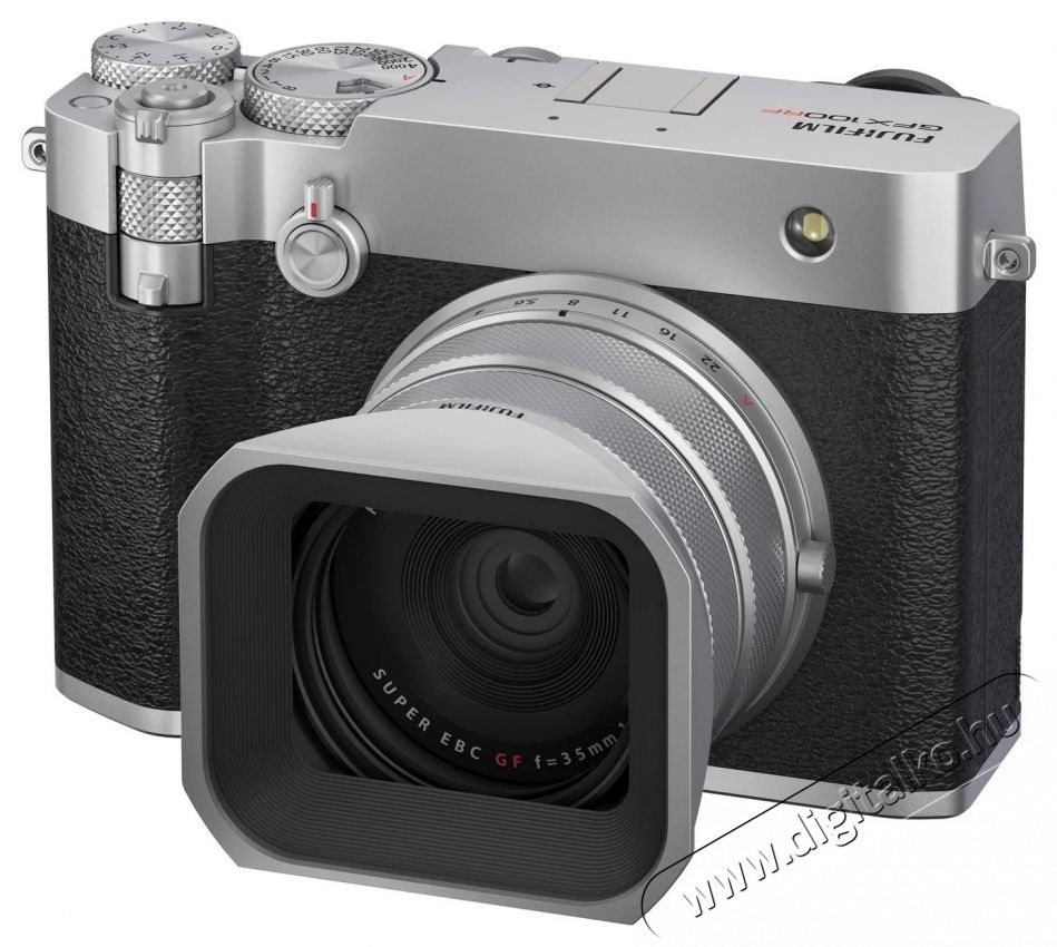 FujiFilm GFX 100RF Silver F&eacute;nyk&eacute;pezőg&eacute;p / kamera - Kompakt f&eacute;nyk&eacute;pezőg&eacute;p - Norm&aacute;l tud&aacute;s&uacute; kompakt - 520055