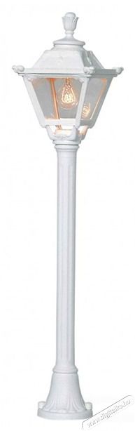 Fumagalli MIZAR/GOLIA LED 6W 4K E27 feh&eacute;r k&uuml;lt&eacute;ri &aacute;ll&oacute;l&aacute;mpa H&aacute;ztart&aacute;s / Otthon / K&uuml;lt&eacute;r - Vil&aacute;g&iacute;t&aacute;s / elektromoss&aacute;g - Kerti / k&uuml;lt&eacute;ri l&aacute;mpa - 386765