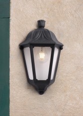 Fumagalli IESSE E27 k&uuml;lt&eacute;ri falil&aacute;mpa - fekete (M22.000.000.AXE27) H&aacute;ztart&aacute;s / Otthon / K&uuml;lt&eacute;r - Vil&aacute;g&iacute;t&aacute;s / elektromoss&aacute;g - Kerti / k&uuml;lt&eacute;ri l&aacute;mpa - 369573