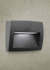 Fumagalli LORENZA 190 LED k&uuml;lt&eacute;ri falil&aacute;mpa 8,5W 3K - sz&uuml;rke (AS2.000.000.LXK1R) H&aacute;ztart&aacute;s / Otthon / K&uuml;lt&eacute;r - Vil&aacute;g&iacute;t&aacute;s / elektromoss&aacute;g - Kerti / k&uuml;lt&eacute;ri l&aacute;mpa - 369594