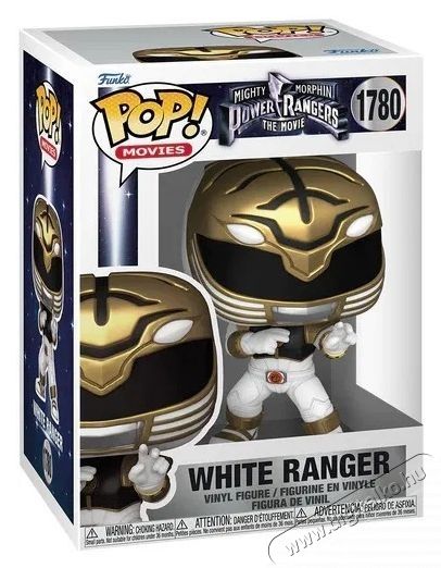 Funko POP! Movies  Mighty Morphin Power Rangers - White Ranger H&aacute;ztart&aacute;s / Otthon / K&uuml;lt&eacute;r - J&aacute;t&eacute;k / Sport - J&aacute;t&eacute;kfigura - 531793
