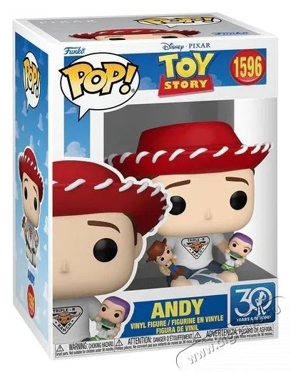 Funko POP! Toy Story 30th Anniversary - Andy H&aacute;ztart&aacute;s / Otthon / K&uuml;lt&eacute;r - J&aacute;t&eacute;k / Sport - J&aacute;t&eacute;kfigura - 531795