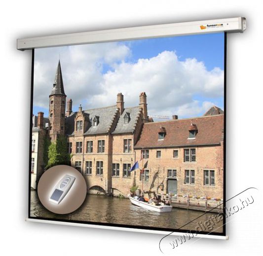 FUNSCREEN Motor 244x244cm motoros fali vet&iacute;tőv&aacute;szon Tv kieg&eacute;sz&iacute;tők - Vet&iacute;tőv&aacute;szon - 444665