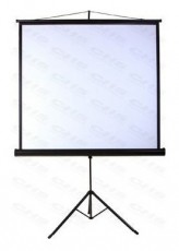 FUNSCREEN 111 (1:1) manuális hordozható vetítővászon (Tripod, Méret: 200x200 cm, Látható méret: 196x196 cm) - Tv kiegészítők - Vetítővászon - 480523