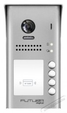 Futura Digital FUTURA VDT-607/ID/S4 proximity kártyaolvasóval/2.0 MP/170fokos látószög/4 lakásos/színes kamera egység Háztartás / Otthon / Kültér - Biztonságtechnika - Kiegészítő - 394515