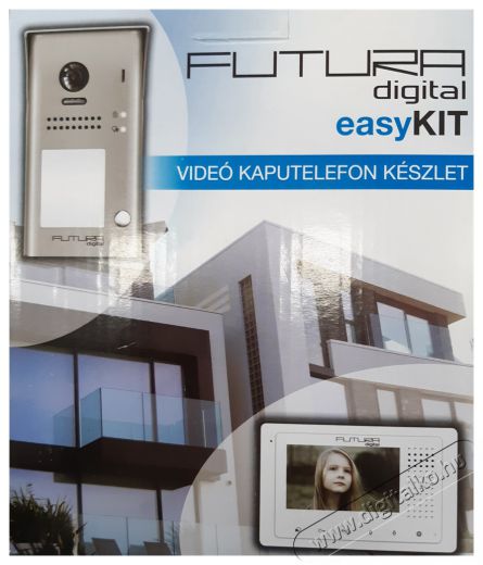 Futura Digital FUTURA easyKIT &Uacute;J - (VDK-43307C) - 1 lak&aacute;sos sz&iacute;nes videokaputelefon szett H&aacute;ztart&aacute;s / Otthon / K&uuml;lt&eacute;r - Biztons&aacute;gtechnika - Kieg&eacute;sz&iacute;tő - 394509