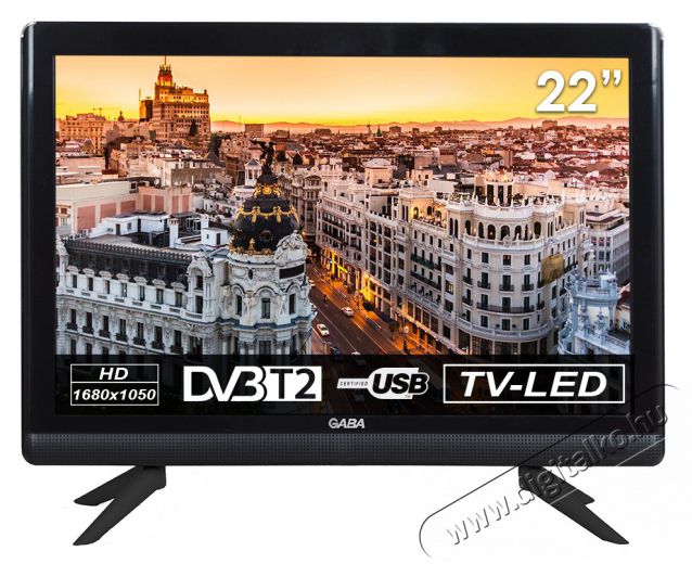 Gaba GLV-2201 LED telev&iacute;zi&oacute; Telev&iacute;zi&oacute;k - LED telev&iacute;zi&oacute; - 1080p Full HD felbont&aacute;s&uacute; - 499091