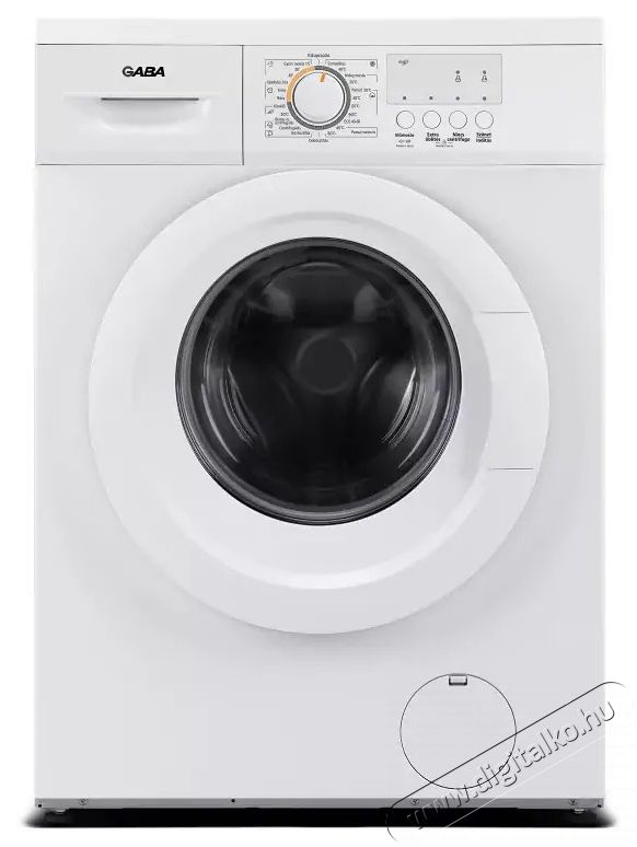 Gaba GMW-510DS keskeny el&ouml;lt&ouml;ltős mos&oacute;g&eacute;p H&aacute;ztart&aacute;s / Otthon / K&uuml;lt&eacute;r - Mos&oacute;g&eacute;p / sz&aacute;r&iacute;t&oacute;g&eacute;p - El&ouml;lt&ouml;ltős keskeny (45cm-ig) mos&oacute;g&eacute;p - 499699