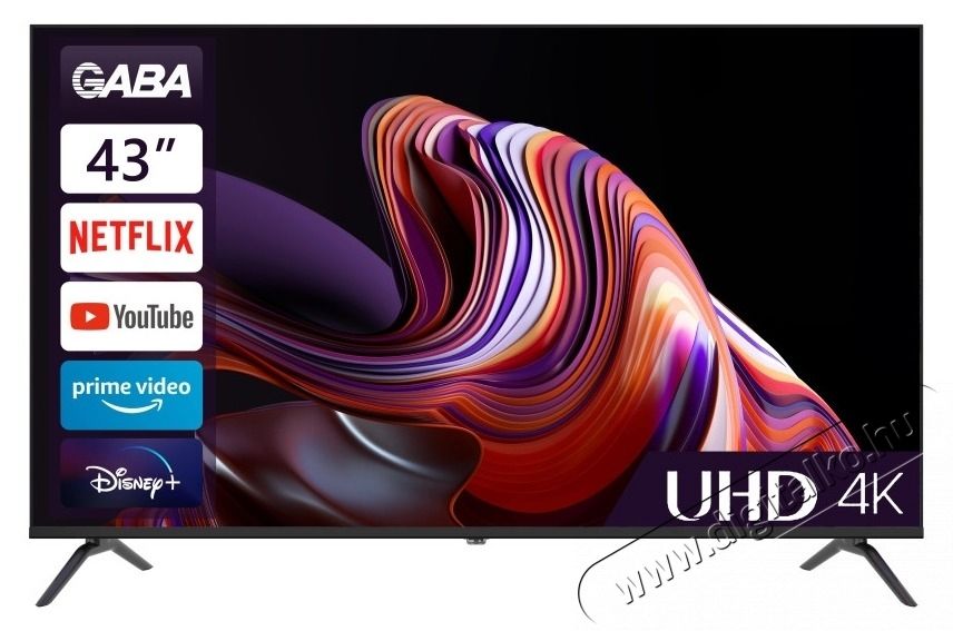 Gaba GLV-4324T UHD LED Smart TV Telev&iacute;zi&oacute;k - LED telev&iacute;zi&oacute; - 1080p Full HD felbont&aacute;s&uacute; - 537572