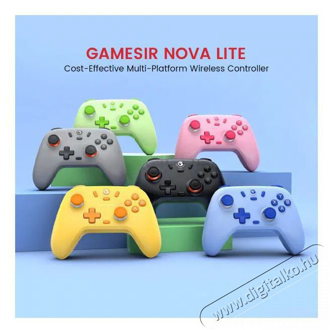 GameSir Nova Lite Multiplatform Gaming Controller - Blush Pink Iroda &eacute;s sz&aacute;m&iacute;t&aacute;stechnika - J&aacute;t&eacute;k konzol - Kontroller - 528948