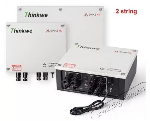 GANZ Tűzeseti DC 1000VDC/40A 2 string lev&aacute;laszt&oacute; kapcsol&oacute; H&aacute;ztart&aacute;s / Otthon / K&uuml;lt&eacute;r - Biztons&aacute;gtechnika - Kieg&eacute;sz&iacute;tő - 465198