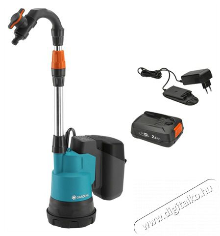 Gardena 14602-20 AKKUMUL&Aacute;TOROS HORD&Oacute;&Uuml;R&Iacute;TŐ SZIVATTY&Uacute; 2000/2 18V P4A AKKUMUL&Aacute;TORRAL H&aacute;ztart&aacute;s / Otthon / K&uuml;lt&eacute;r - K&uuml;lt&eacute;r / kerti term&eacute;k / grill - Szivatty&uacute; - 464962