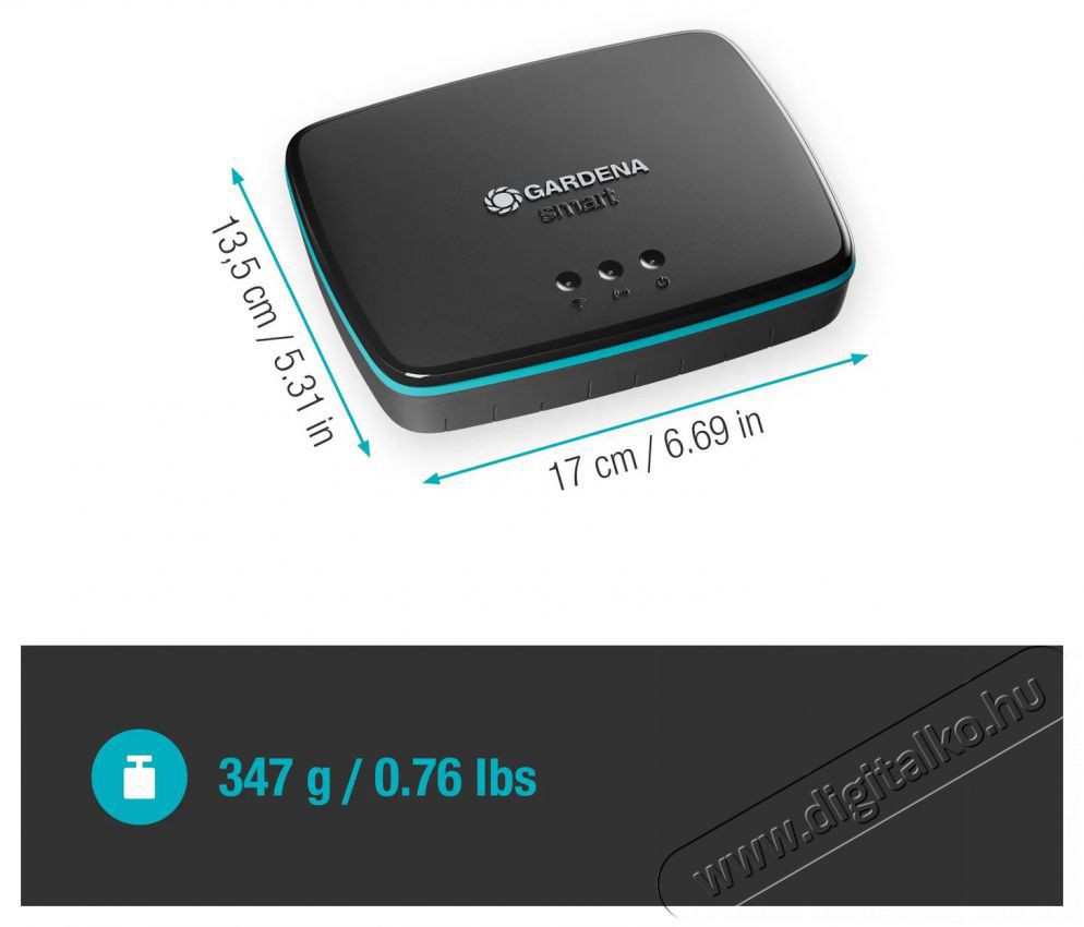 Gardena Smart Gateway H&aacute;ztart&aacute;s / Otthon / K&uuml;lt&eacute;r - K&uuml;lt&eacute;r / kerti term&eacute;k / grill - &Ouml;nt&ouml;ző / locsol&oacute; - 508103