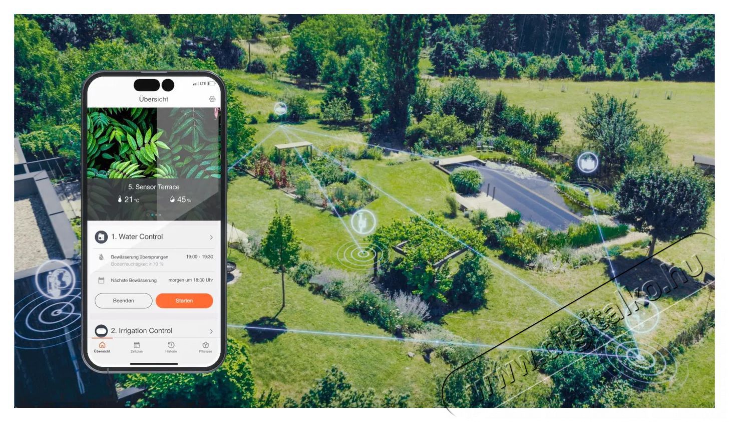 Gardena Smart Gateway H&aacute;ztart&aacute;s / Otthon / K&uuml;lt&eacute;r - K&uuml;lt&eacute;r / kerti term&eacute;k / grill - &Ouml;nt&ouml;ző / locsol&oacute; - 508103