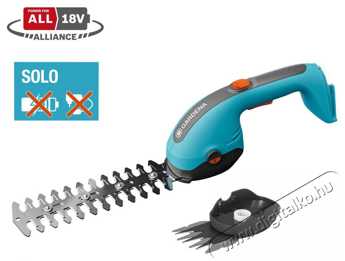 Gardena akkumul&aacute;toros fűny&iacute;r&oacute; oll&oacute; PowerCut 20/18 V P4A H&aacute;ztart&aacute;s / Otthon / K&uuml;lt&eacute;r - K&uuml;lt&eacute;r / kerti term&eacute;k / grill - K&uuml;lt&eacute;ri / kerti szersz&aacute;m - 518716