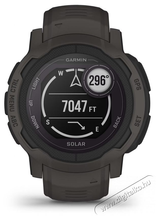 Garmin Instinct 2 Solar okos&oacute;ra - grafit Mobil / Kommunik&aacute;ci&oacute; / Smart - Okos eszk&ouml;z - Okos&oacute;ra - 494819