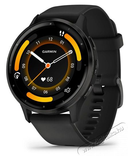 Garmin Venu 3 fekete, fekete kerettel, szilikon sz&iacute;jjal okos&oacute;ra (010-02784) Mobil / Kommunik&aacute;ci&oacute; / Smart - Okos eszk&ouml;z - Okos&oacute;ra - 501031