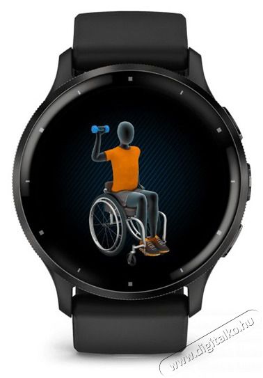Garmin Venu 3 fekete, fekete kerettel, szilikon sz&iacute;jjal okos&oacute;ra (010-02784) Mobil / Kommunik&aacute;ci&oacute; / Smart - Okos eszk&ouml;z - Okos&oacute;ra - 501031