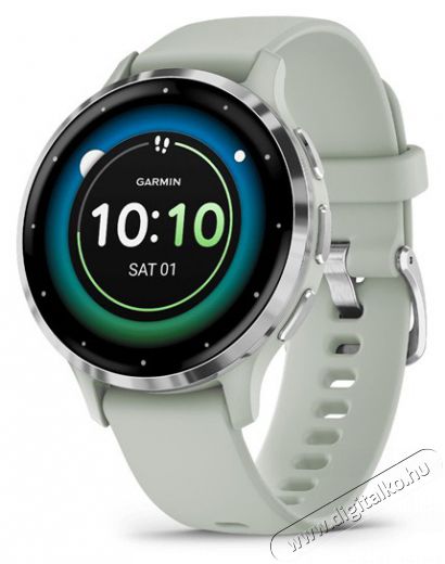 Garmin Venu 3S zs&aacute;lya, ez&uuml;st kerettel, szilikon sz&iacute;jjal okos&oacute;ra Mobil / Kommunik&aacute;ci&oacute; / Smart - Okos eszk&ouml;z - Okos&oacute;ra - 501030