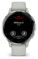 Garmin Venu 3S zs&aacute;lya, ez&uuml;st kerettel, szilikon sz&iacute;jjal okos&oacute;ra Mobil / Kommunik&aacute;ci&oacute; / Smart - Okos eszk&ouml;z - Okos&oacute;ra - 501030