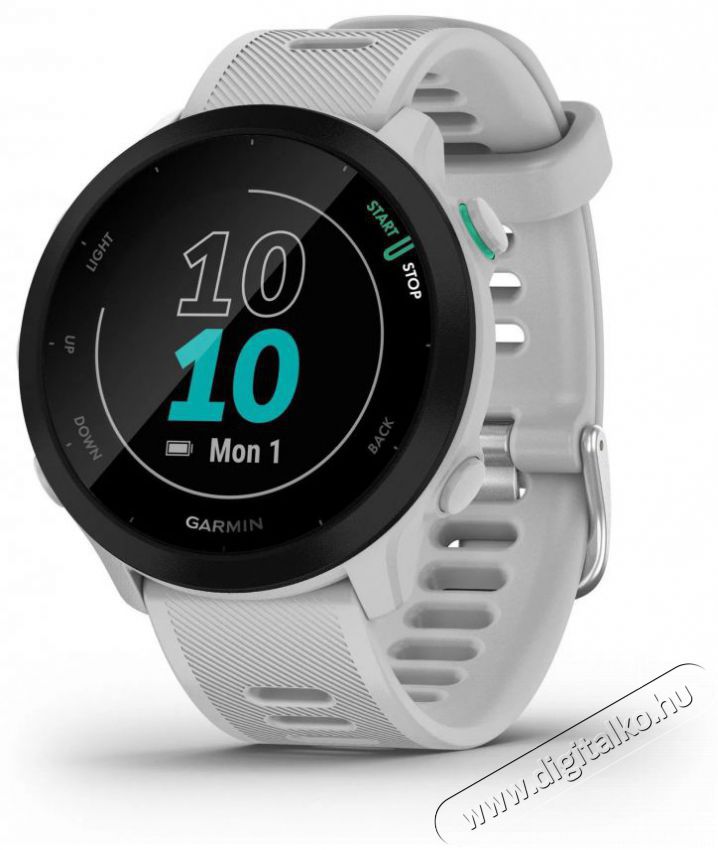 Garmin Forerunner 55 Whitestone okos&oacute;ra (010-02562-11) Mobil / Kommunik&aacute;ci&oacute; / Smart - Okos eszk&ouml;z - Okos&oacute;ra - 505467