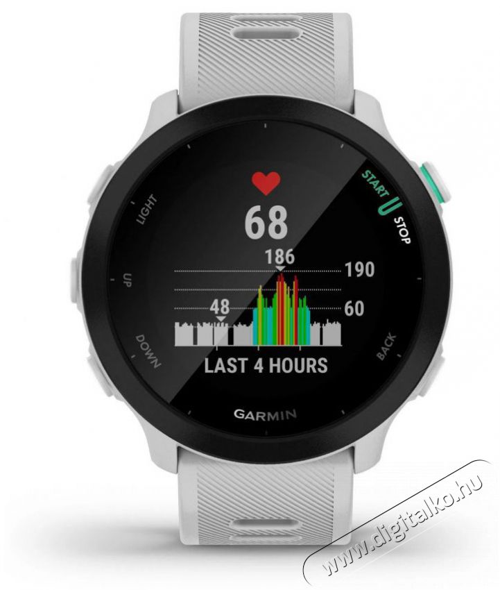 Garmin Forerunner 55 Whitestone okos&oacute;ra (010-02562-11) Mobil / Kommunik&aacute;ci&oacute; / Smart - Okos eszk&ouml;z - Okos&oacute;ra - 505467
