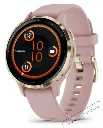 Garmin Venu 3S r&oacute;zsa kr&eacute;marany, szilikon sz&iacute;jjal okos&oacute;ra Mobil / Kommunik&aacute;ci&oacute; / Smart - Okos eszk&ouml;z - Okos&oacute;ra - 508869