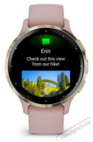 Garmin Venu 3S r&oacute;zsa kr&eacute;marany, szilikon sz&iacute;jjal okos&oacute;ra Mobil / Kommunik&aacute;ci&oacute; / Smart - Okos eszk&ouml;z - Okos&oacute;ra - 508869