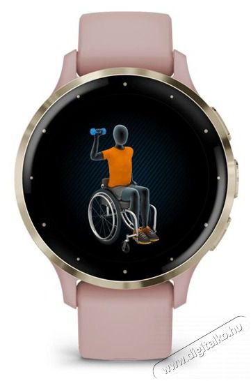 Garmin Venu 3S r&oacute;zsa kr&eacute;marany, szilikon sz&iacute;jjal okos&oacute;ra Mobil / Kommunik&aacute;ci&oacute; / Smart - Okos eszk&ouml;z - Okos&oacute;ra - 508869