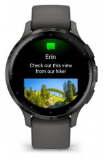 Garmin Venu 3S sz&uuml;rke, sz&uuml;rke kerettel, szilikon sz&iacute;jjal okos&oacute;ra Mobil / Kommunik&aacute;ci&oacute; / Smart - Okos eszk&ouml;z - Okos&oacute;ra - 508870
