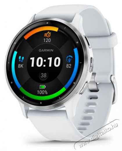 Garmin Venu 3 homokkő, ez&uuml;st kerettel, szilikon sz&iacute;jjal okos&oacute;ra Mobil / Kommunik&aacute;ci&oacute; / Smart - Okos eszk&ouml;z - Okos&oacute;ra - 513878