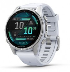 Garmin 010-02903-00 fenix 8 AMOLED (43mm) feh&eacute;r szilikon p&aacute;ntos ez&uuml;st okos&oacute;ra Mobil / Kommunik&aacute;ci&oacute; / Smart - Okos eszk&ouml;z - Okos&oacute;ra - 514624