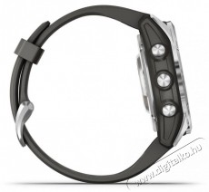 Garmin Fenix 7S Pro Solar - ez&uuml;st, grafitsz&uuml;rke szilikon sz&iacute;jjal Mobil / Kommunik&aacute;ci&oacute; / Smart - Okos eszk&ouml;z - Okos&oacute;ra - 522725