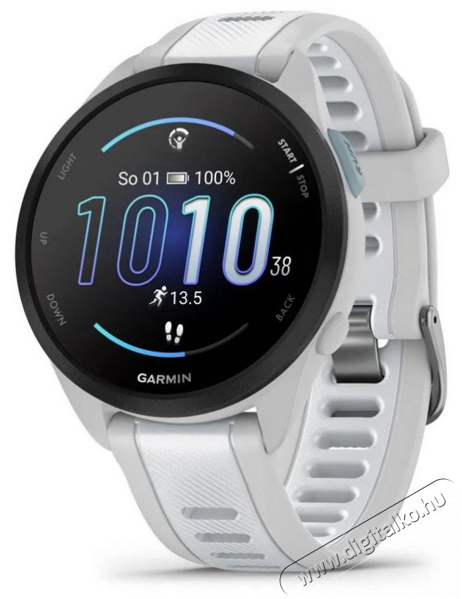 Garmin Forerunner 165 Mist Grey/Whitestone Mobil / Kommunik&aacute;ci&oacute; / Smart - Okos eszk&ouml;z - Okos&oacute;ra - 522718